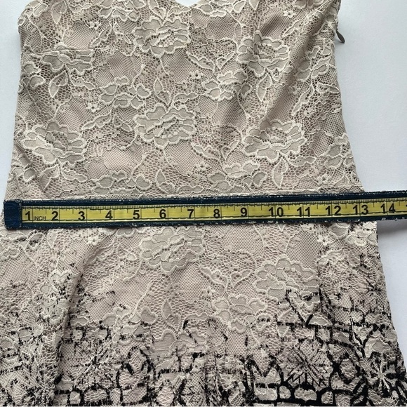 Free People Flocked Lace Dress Fit and Flare Sleeveless Small - Picture 11 of 15